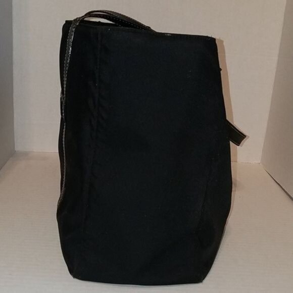 Kate Spade Black Nylon Tote Bag Shoulder Satchel Handbag Purse WOMEN'S WOMAN'S - Picture 5 of 15
